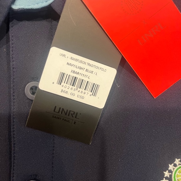 COPY - NWT UNRL Tranfusion Golf Polo - Picture 2 of 6